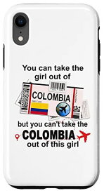 iPhone XR コロンビアガール-コロンビア搭乗券-コロンビア スマホケース