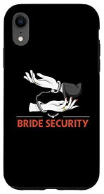 iPhone XR Bride Security ウェディング Entourage リトルリングベア スマホケース