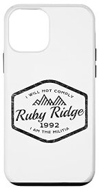 iPhone 12 mini Ruby Ridge 1992 I Will Not Comply スマホケース