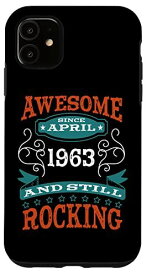 iPhone 11 1963年4月から素晴らしい誕生日と記念日。 スマホケース