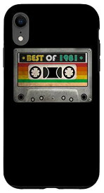 iPhone XR Best Of 1981 40歳の誕生日パーティーヴィンテージカセットテープ スマホケース