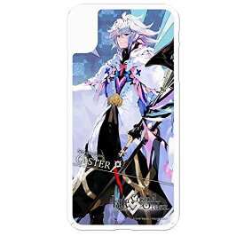 HAKUBA キャラモード Fate/Grand Order マーリン iPhoneXS Max ケース 6.5インチ対応(iPhone XS Max) ストラップ穴付き ワイヤレス 充電対応 軽量 薄型 XS Max用(6.5インチ)