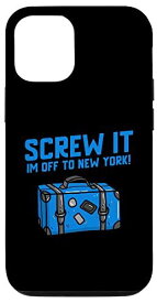 iPhone 12/12 Pro NYバケーションギフト&面白いニューヨークへの引っ越し。 スマホケース
