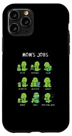iPhone 11 Pro Mom's Jobs 母の日 マミー T-レックス 恐竜 恐竜 ママ スマホケース
