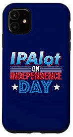iPhone 11 7月4日 IPA ビール 愛国心 USA ギャグ キュート スマホケース