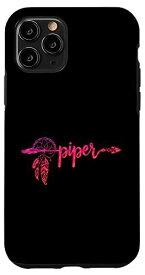 iPhone 11 Pro Piper Tシャツ ボーホー パイパー 名前 誕生日 シャツ ギフト スマホケース