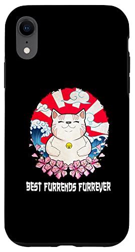 iPhone XR Best Furrends Furrever 猫好き 友人 子猫 バディ スマホケース