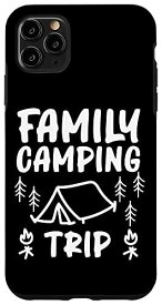 iPhone 11 Pro Max ファミリーキャンプ旅行テント ミニマリスト スマホケース