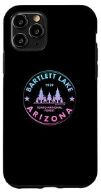 iPhone 11 Pro バートレット湖貯水池-アリゾナフェニックスレトロフォレスト スマホケース