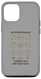 iPhone 12/12 Pro Woodworker Traditional Craftsman "No App" グラフィック スマホケース