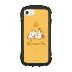 グルマンディーズ ムーミン【The summer time】 iPhoneSE(第3世代/第2世代)/8/7/6s/6 (4.7インチ) 対応 ハイブリッドクリアケース ムーミンファミリー MMN-104B