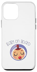 iPhone 12 mini Baby On Board - 面白い妊娠デザイン スマホケース