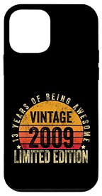 iPhone 12 mini 13 Year Old Gifts Vintage 2009 Limited Edition 13th Birthday スマホケース