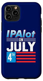 iPhone 11 Pro 7月4日 面白い IPA ビール愛好家 飲むギャグ かわいい スマホケース