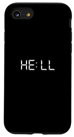 iPhone SE (2020) / 7 / 8 地獄の柔らかいグランジ審美的ミニマリストデジタルテキスト スマホケース
