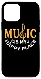 iPhone 12 mini Music Makes Happy Funny Music Teacher Place 学生レッスン スマホケース