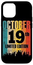 iPhone 12/12 Pro 誕生日 10 月 19 日 レトロ ヴィンテージ スマホケース