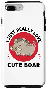 iPhone 7 Plus/8 Plus JCC I Just Really Love Cute Boar Lover X}zP[X