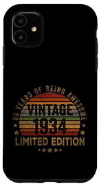 iPhone 11 88 Year Old Gifts Vintage 1934 Limited Edition 88th Birthday スマホケース