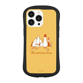 グルマンディーズ ムーミン【The summer time】 iPhone13 Pro (6.1インチ) 対応 ハイブリッドクリアケース ムーミンファミリー MMN-106B