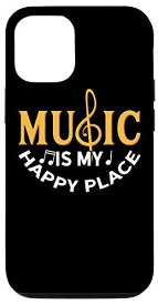 iPhone 12/12 Pro Music Makes Happy Funny Music Teacher Place 学生レッスン スマホケース