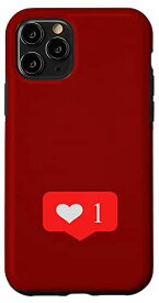 iPhone 11 Pro 面白い かわいい ハート お知らせ ラブ ハッピー バレンタインデー 2023 スマホケース