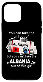 iPhone 12 mini アルバニアガール - アルバニア搭乗券 - アルバニア スマホケース