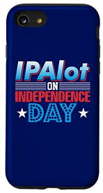 iPhone SE (2020) / 7 / 8 7月4日 IPA ビール 愛国心 USA ギャグ キュート スマホケース