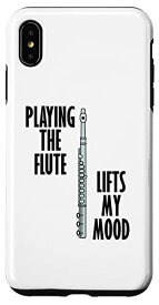 iPhone XS Max Flute Lifts Mood 音楽家 クラシック音楽 オーケストラ スマホケース