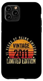 iPhone 11 Pro 11 Year Old Gifts Vintage 2011 Limited Edition 11th Birthday スマホケース
