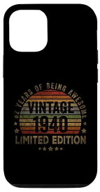 iPhone 12/12 Pro 82 Year Old Gifts Vintage 1940 Limited Edition 82nd Birthday スマホケース