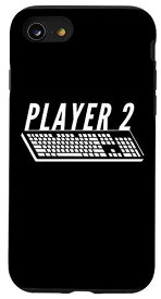 iPhone SE (2020) / 7 / 8 Player 2 PC ゲーマー キーボード ゲーマー 戦士 PC ゲーム カップル スマホケース