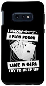 Galaxy S10e Poker Girl - Cards Gambling Gambler Texas Holdem Poker X}zP[X