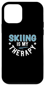 iPhone 12 mini スキーセラピー - クールな面白いスキースキーヤー誕生日セイリングのプン スマホケース