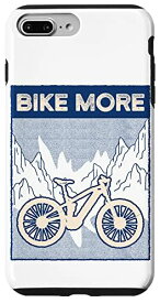 iPhone 7 Plus/8 Plus Cool BIKE MORE Eバイク 自転車 ライダー 電動マウンテンバイク スマホケース