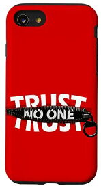 iPhone SE (2020) / 7 / 8 Trust No One グラフィックTシャツ モチベーションを高めるグラフィックの引用 スマホケース