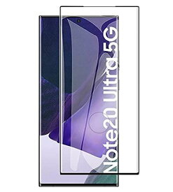 For Galaxy Note20 Ultra ガラスフィルム ギャラクシー Note20 Ultra 全面吸着 + カメラフィルム 【日本旭硝子 硬度9H】フィルム 強化ガラス 液晶 保護フィルム 3D Touch対応 ... ブラック