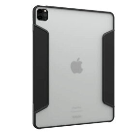 【MagEasy】 iPad Air5 Air4 /iPad Pro 11 2022 2021 対応 ケース 耐衝撃 薄型 スリム 保護 カバー サイド グリップ 半透明 iPadケース 背面 カメラ 液晶 保護 ... ブラック
