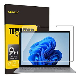 Adeway Microsoft Surface Laptop 5/Laptop 4/Laptop 3/Laptop 2/Laptop 1 ガラス保護フィルム 13.5inch U型【9H強化ガラス 油汚れを防ぎ