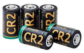 NinoLite(NinoLite) CR2 リチウム電池 5個セット 大容量900mAh、スイッチボット、レーザー距離計、ドアセンサーフィルムカメラ等用 CR15H270/CR17355/ds-1710547等互換性