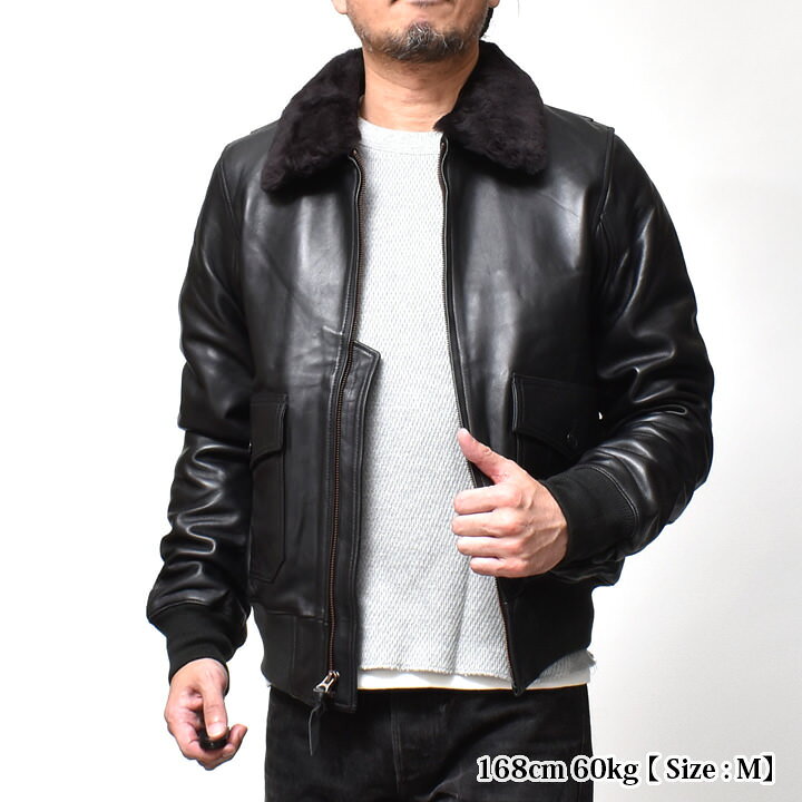 楽天市場】G-1 レザー フライトジャケット ヒューストン | 全2色 M~2XL 