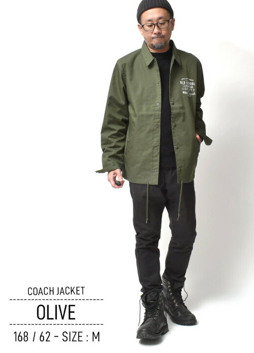 楽天市場】コーチジャケット メンズ アメカジ | M~XL 全4色 大きい 