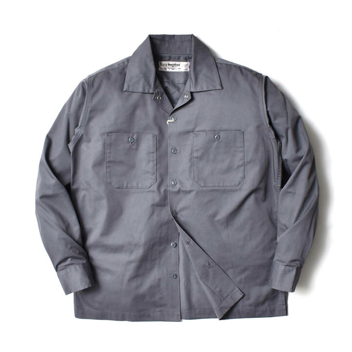 楽天市場】ワークシャツ 長袖 メンズ 大きいサイズ | M~XL 全4色 無地 