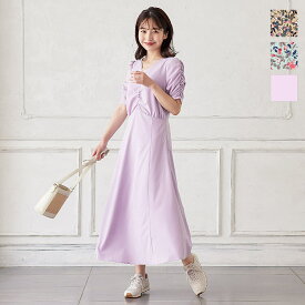 楽天市場 神戸レタス ネックギャザーワンピースの通販