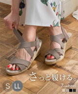 サンダル 7cm ヒール 走れる 疲れない 痛くない 厚底 歩きやすい [ S M L LL] レディース 大きいサイズ …