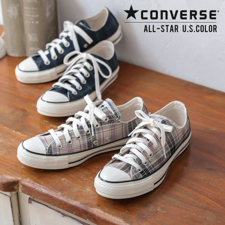楽天市場】 [ CONVERSE ] コンバース ALLSTAR チェックスニーカー 