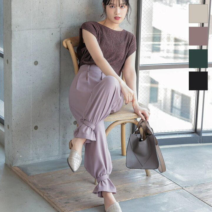 楽天市場】裾ベルト2wayパラシュートパンツ [M3381] レディース 