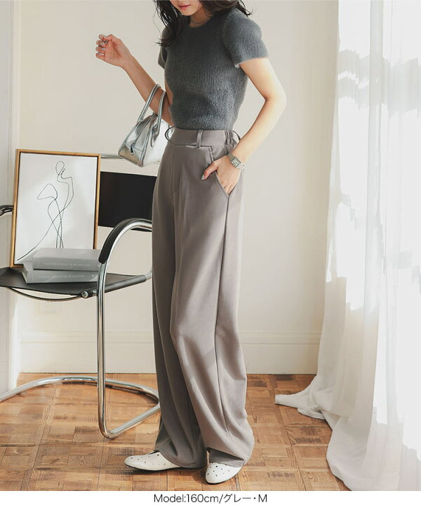 Hermes エルメス ワイドパンツ サイズ34 HERMES エルメス センター  