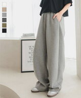 カーブパンツ スウェットパンツ ワイドパンツ レディース [ 丈が選べる ] 秋 秋服 秋冬 ユニセックス メ…