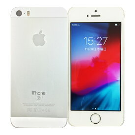 【中古】 アップル iPhone SE 第1世代 16GB Silver シルバー au A1723 SIMロック解除済 白ロム 本体